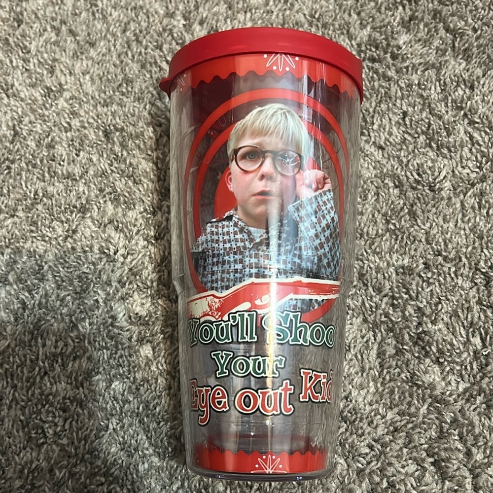NWOT Tervis A Christmas Story Shoot Your Eye Out Tumbler 24 Oz